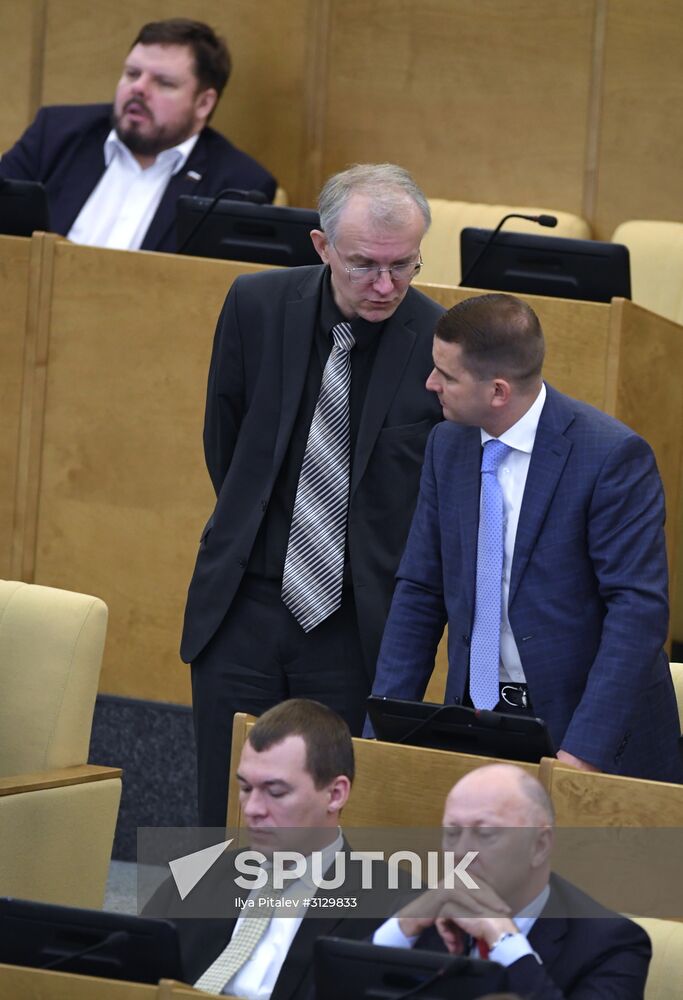 State Duma plenary meeting