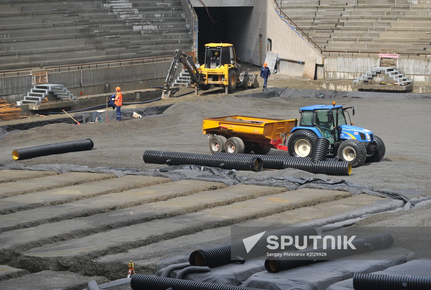 Rostov Arena stadium construction site