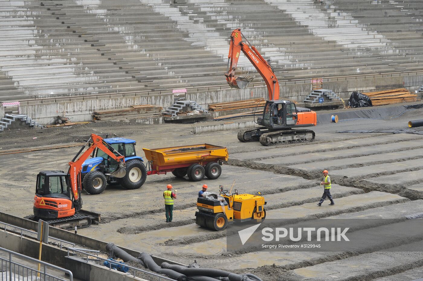 Rostov Arena stadium construction site