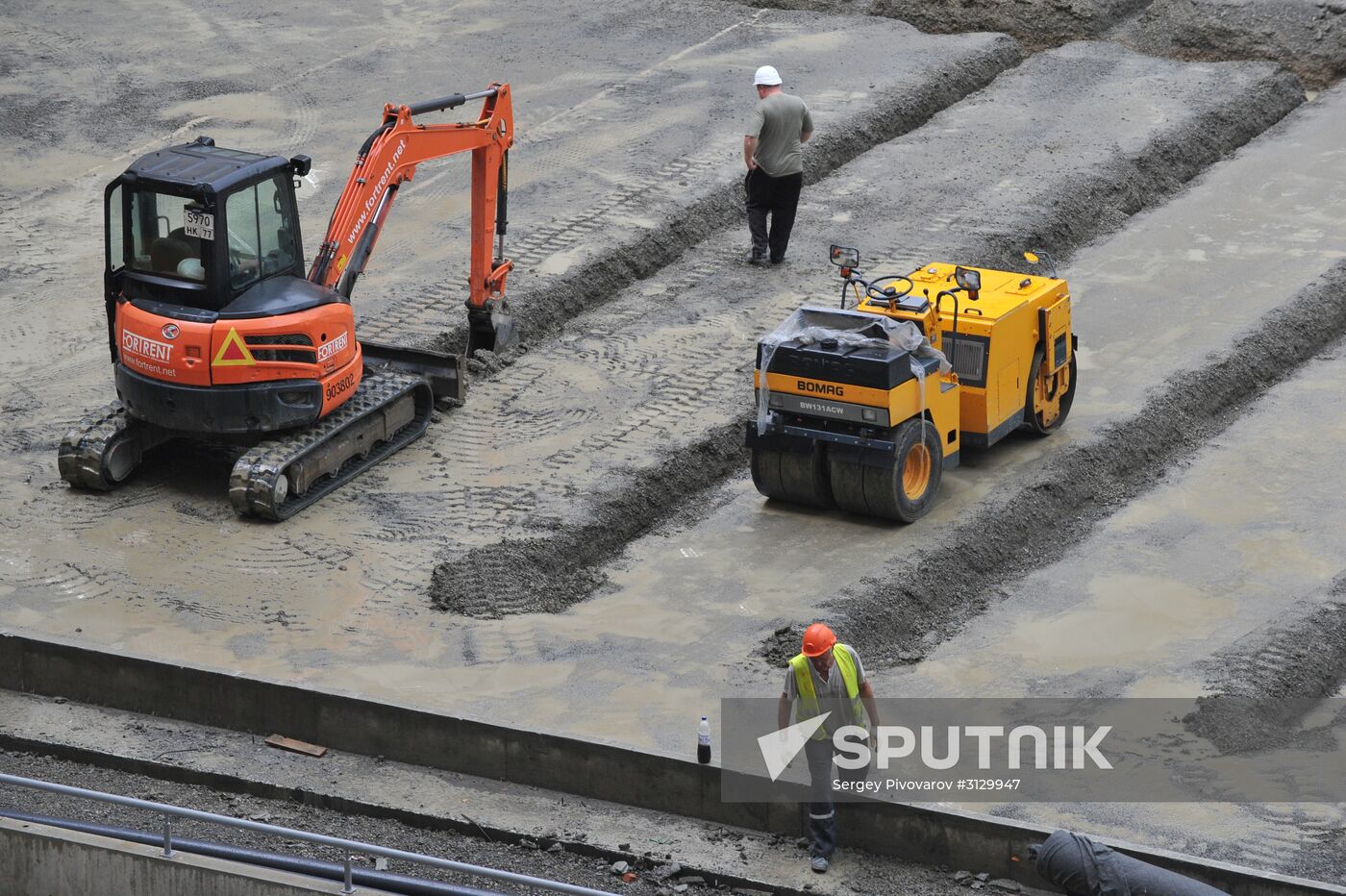 Rostov Arena stadium construction site