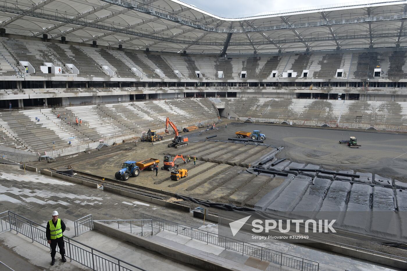 Rostov Arena stadium construction site