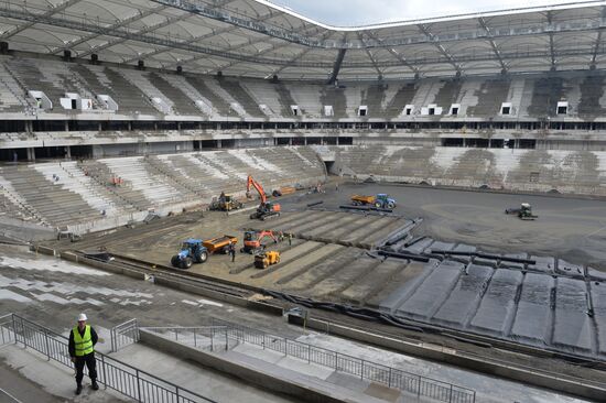 Rostov Arena stadium construction site