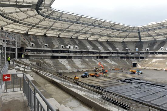 Rostov Arena stadium construction site