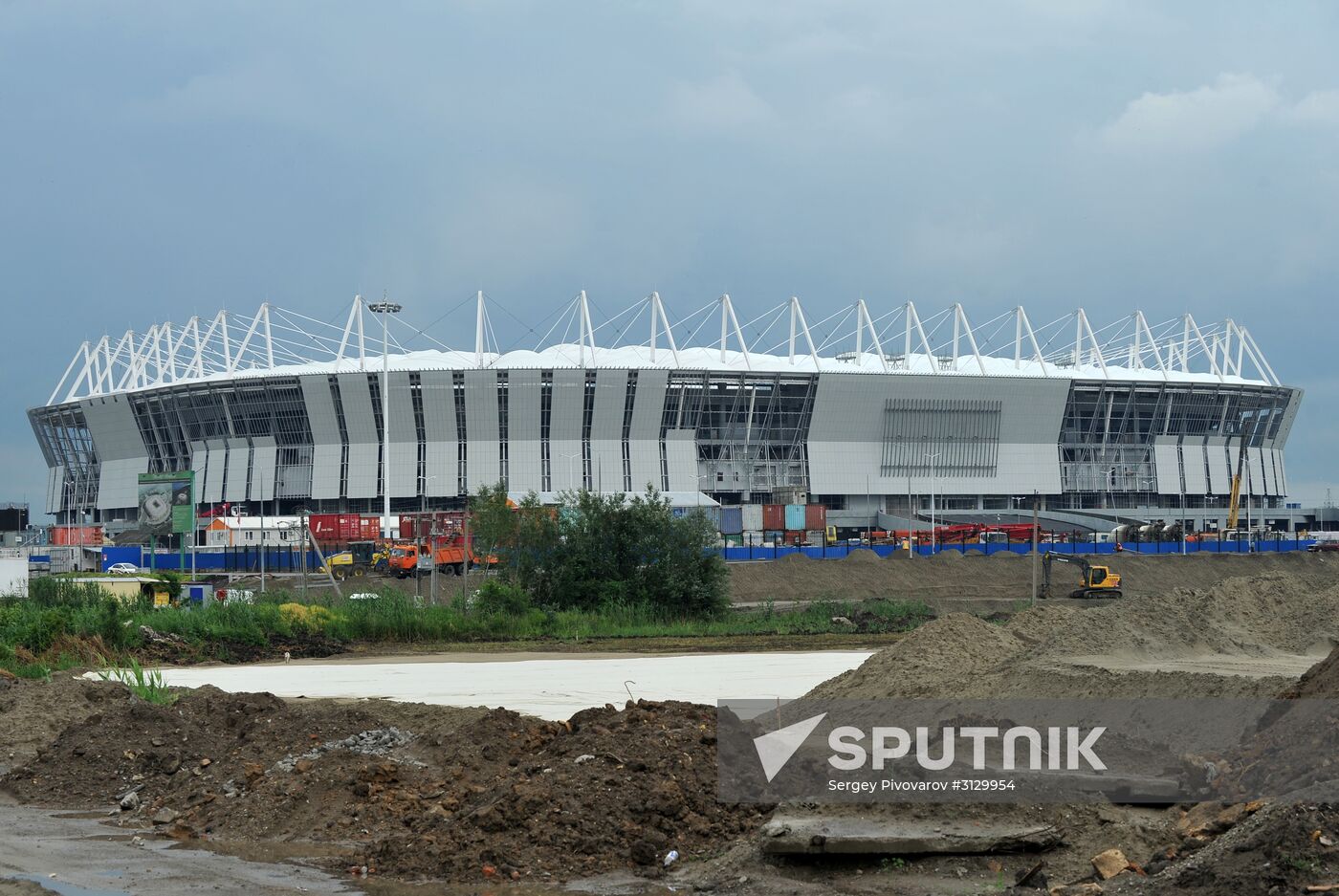 Rostov Arena stadium construction site