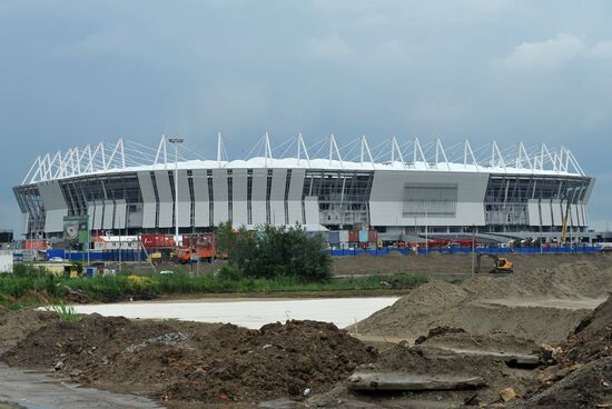 Rostov Arena stadium construction site