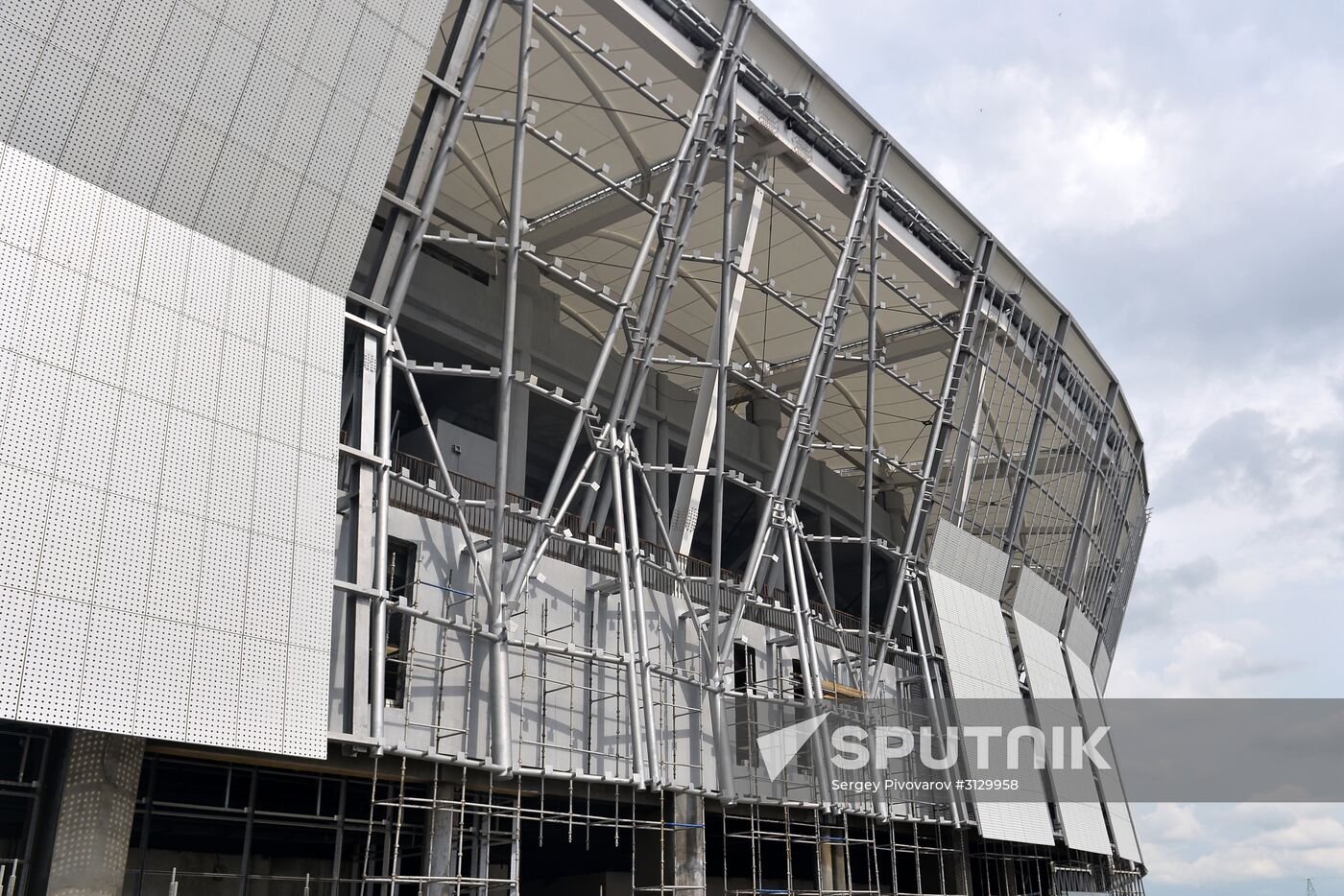 Rostov Arena stadium construction site