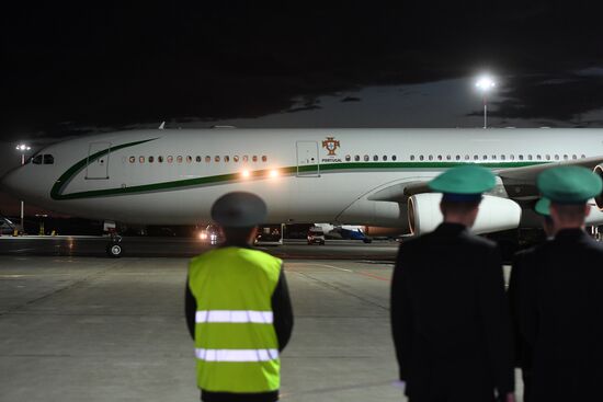 Portuguese national football team arrives at 2017 FIFA Confederations Cup