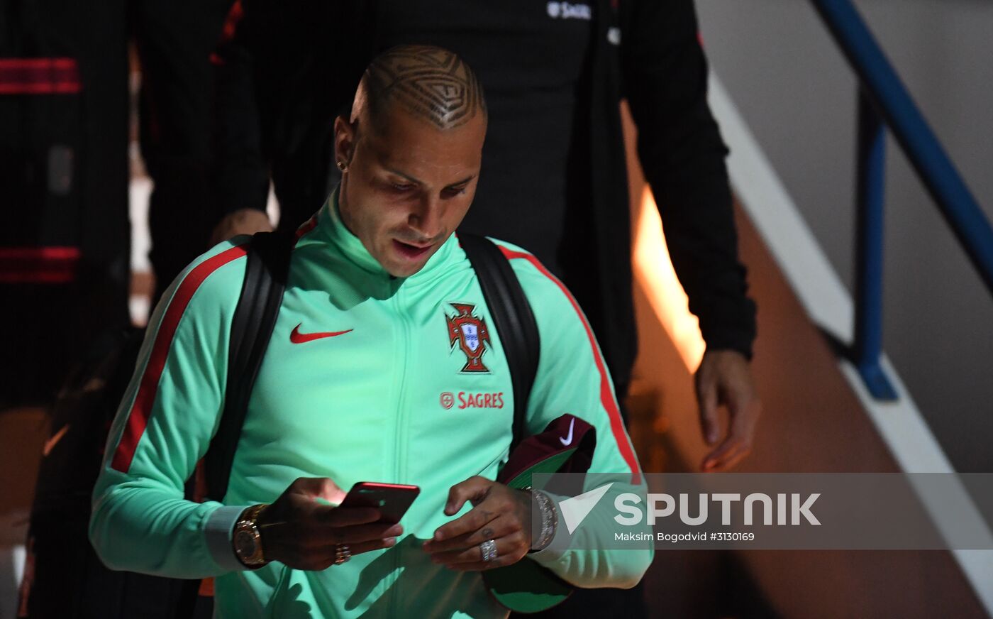 Portuguese national football team arrives at 2017 FIFA Confederations Cup
