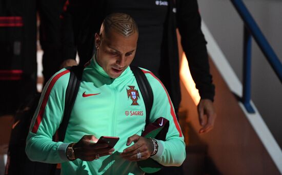 Portuguese national football team arrives at 2017 FIFA Confederations Cup