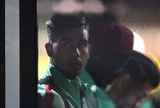 Portuguese national football team arrives at 2017 FIFA Confederations Cup