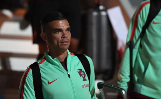 Portuguese national football team arrives at 2017 FIFA Confederations Cup