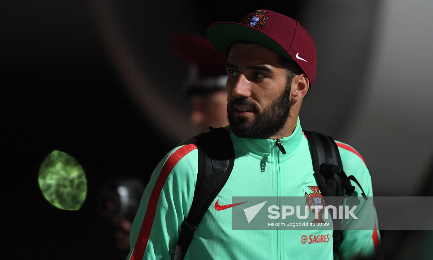 Portuguese national football team arrives at 2017 FIFA Confederations Cup