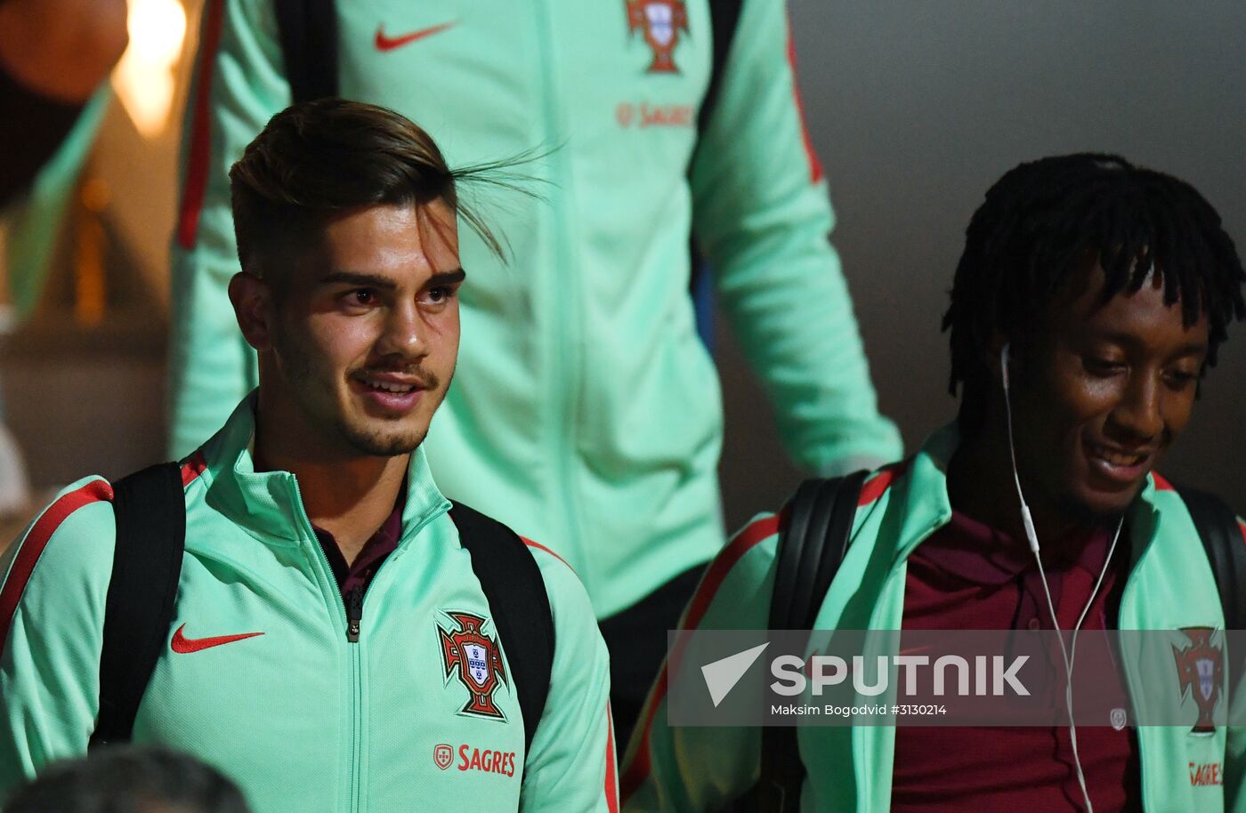 Portuguese national football team arrives at 2017 FIFA Confederations Cup