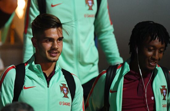 Portuguese national football team arrives at 2017 FIFA Confederations Cup
