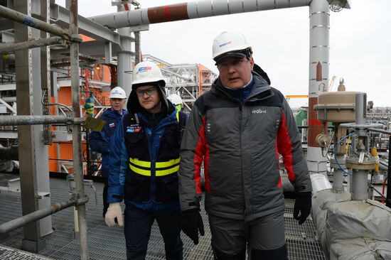 Deputy Prime Minister Dmitry Rogozin's visit to Yamal