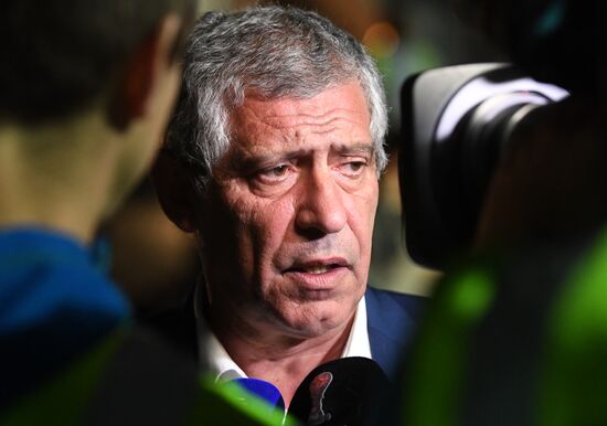 Portuguese national football team arrives at 2017 FIFA Confederations Cup