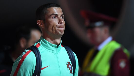 Portuguese national football team arrives at 2017 FIFA Confederations Cup