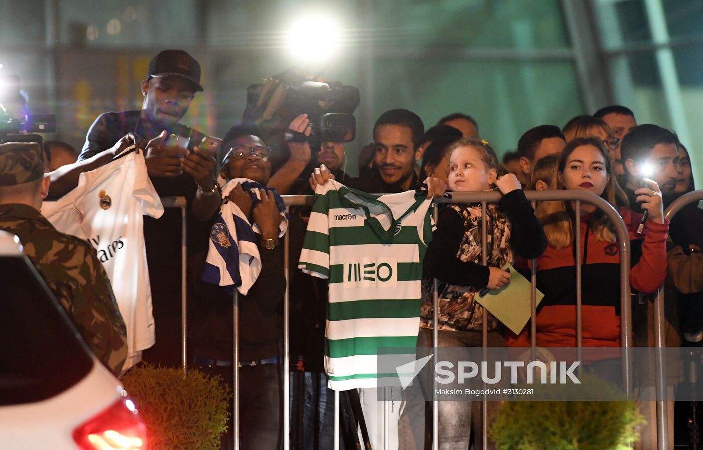 Portuguese national football team arrives at 2017 FIFA Confederations Cup