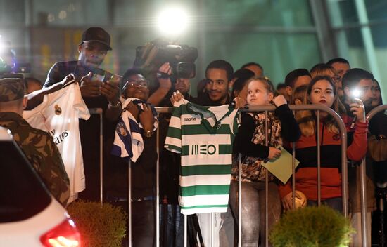 Portuguese national football team arrives at 2017 FIFA Confederations Cup
