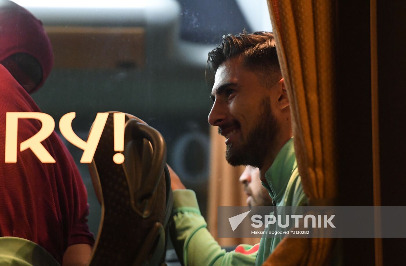 Portuguese national football team arrives at 2017 FIFA Confederations Cup