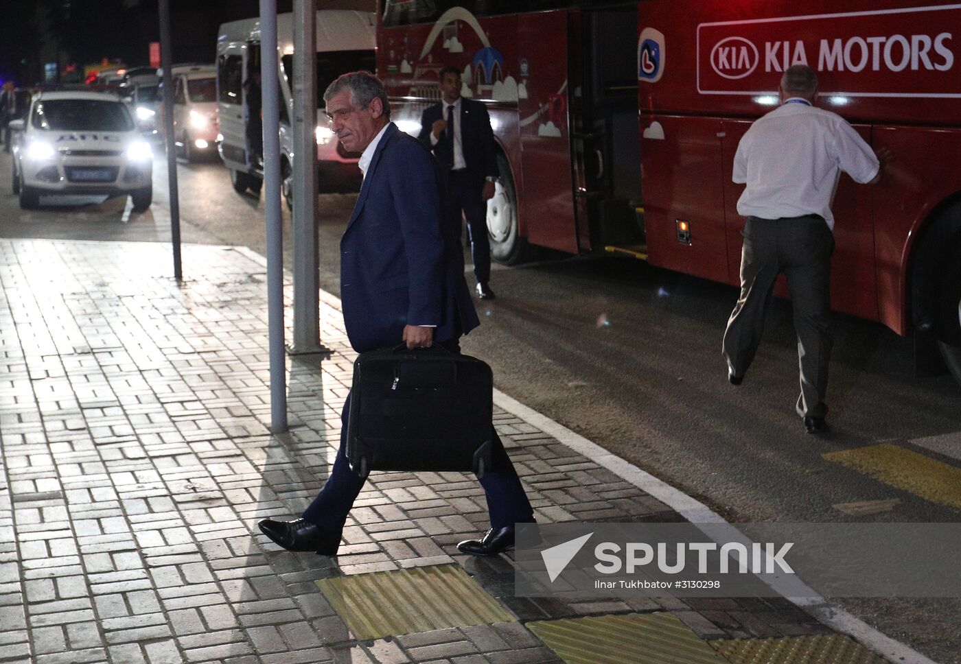 Portuguese national football team arrives at 2017 FIFA Confederations Cup