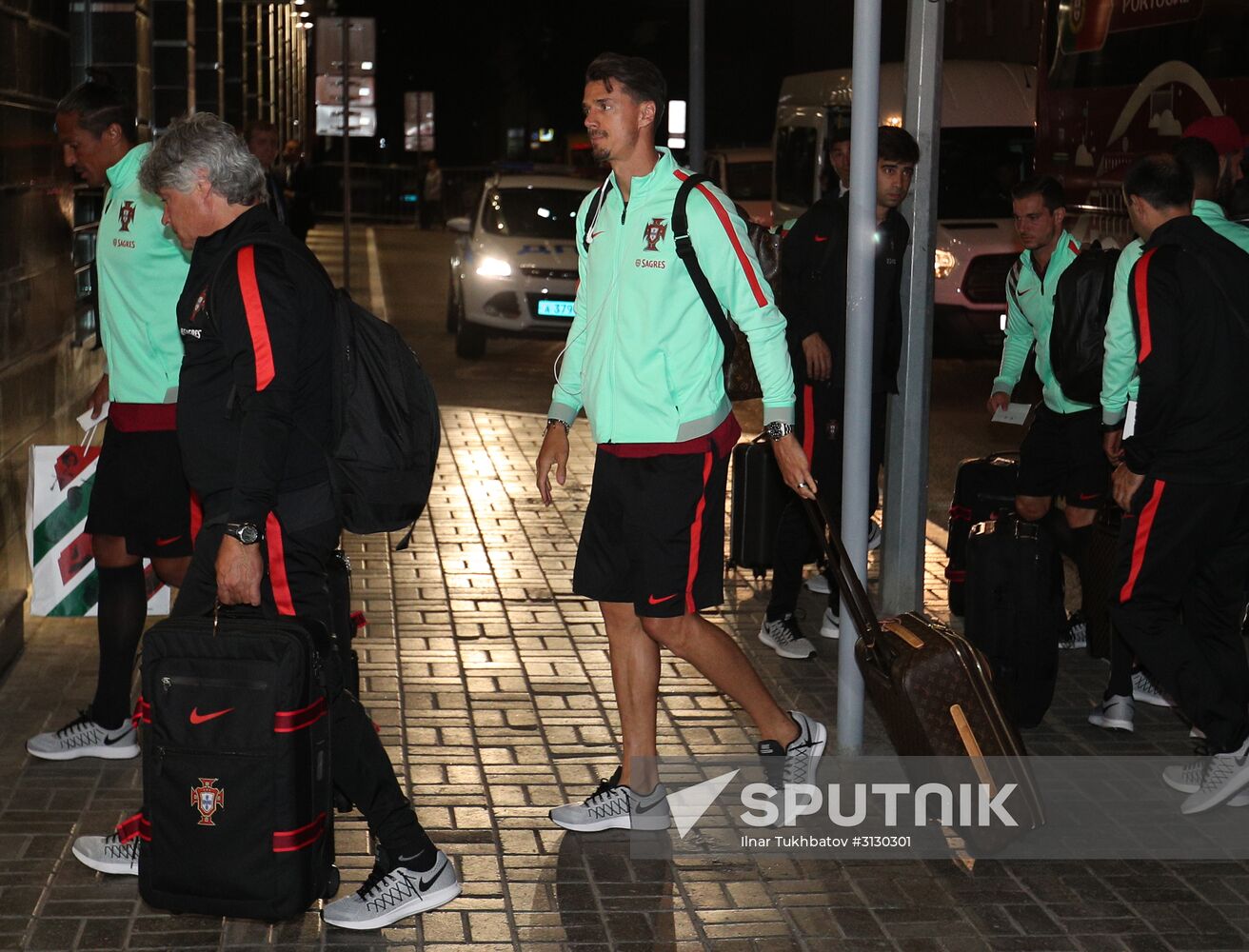 Portuguese national football team arrives at 2017 FIFA Confederations Cup