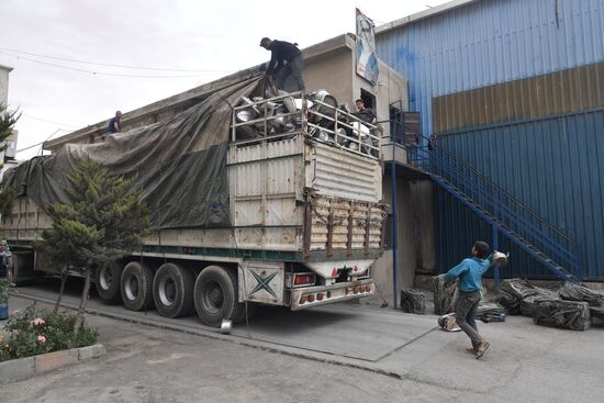 Private copper and aluminum processing plant in Homs suburbs