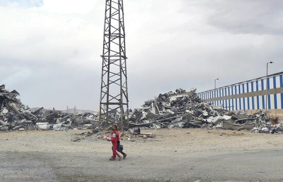 Private copper and aluminum processing plant in Homs suburbs