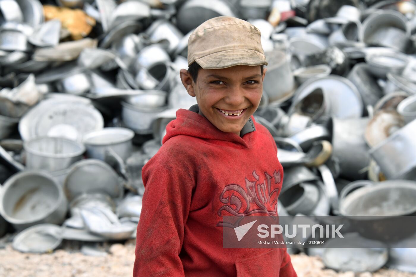 Private copper and aluminum processing plant in Homs suburbs