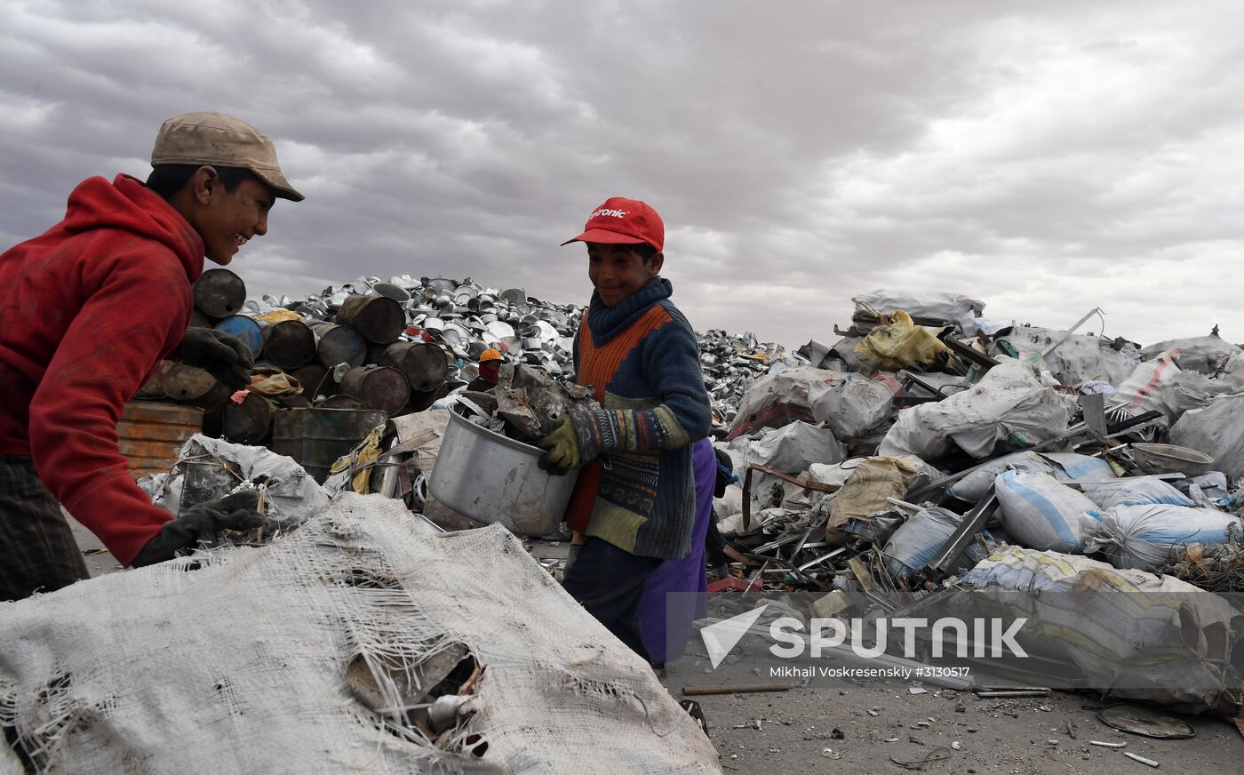 Private copper and aluminum processing plant in Homs suburbs