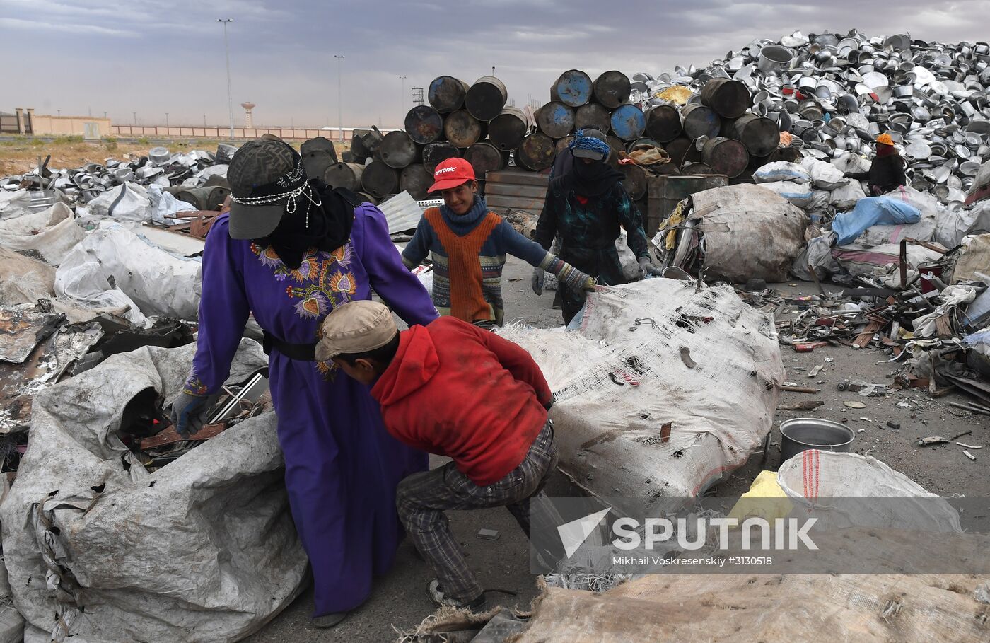 Private copper and aluminum processing plant in Homs suburbs