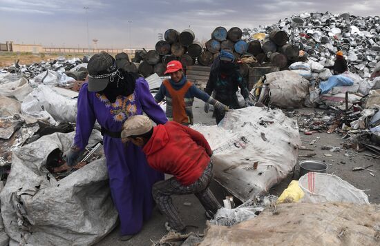 Private copper and aluminum processing plant in Homs suburbs