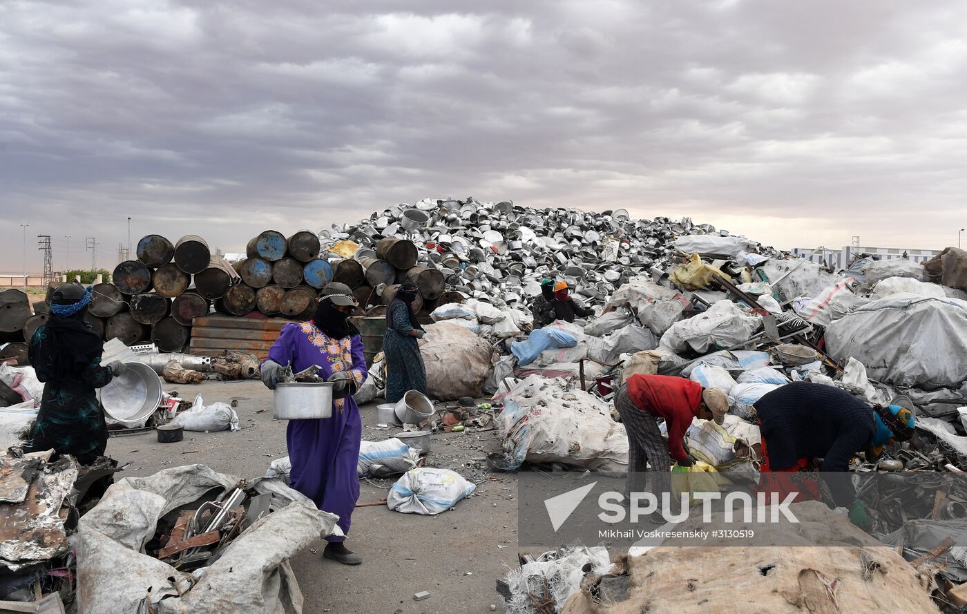 Private copper and aluminum processing plant in Homs suburbs