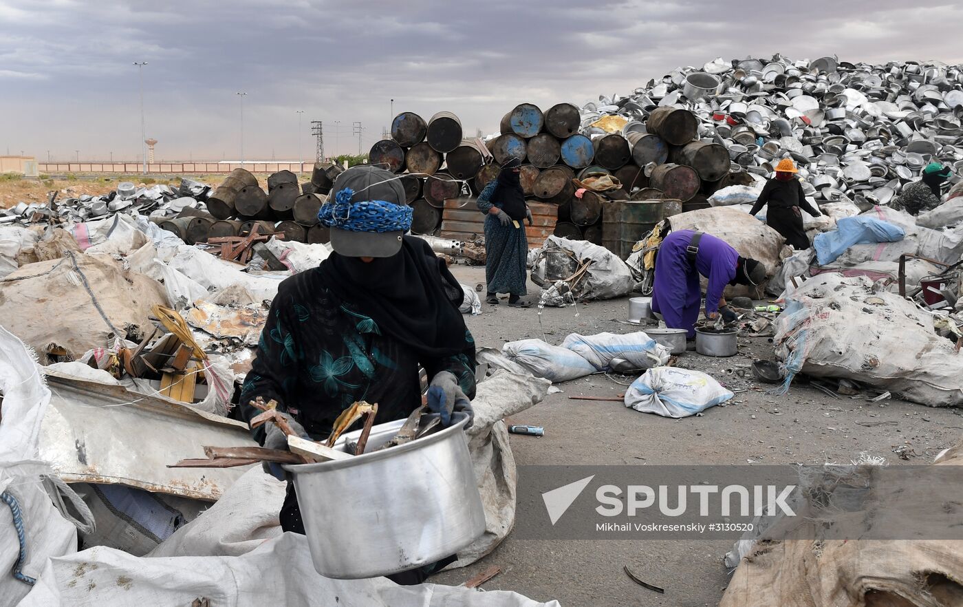 Private copper and aluminum processing plant in Homs suburbs