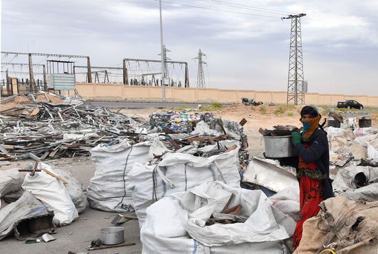 Private copper and aluminum processing plant in Homs suburbs