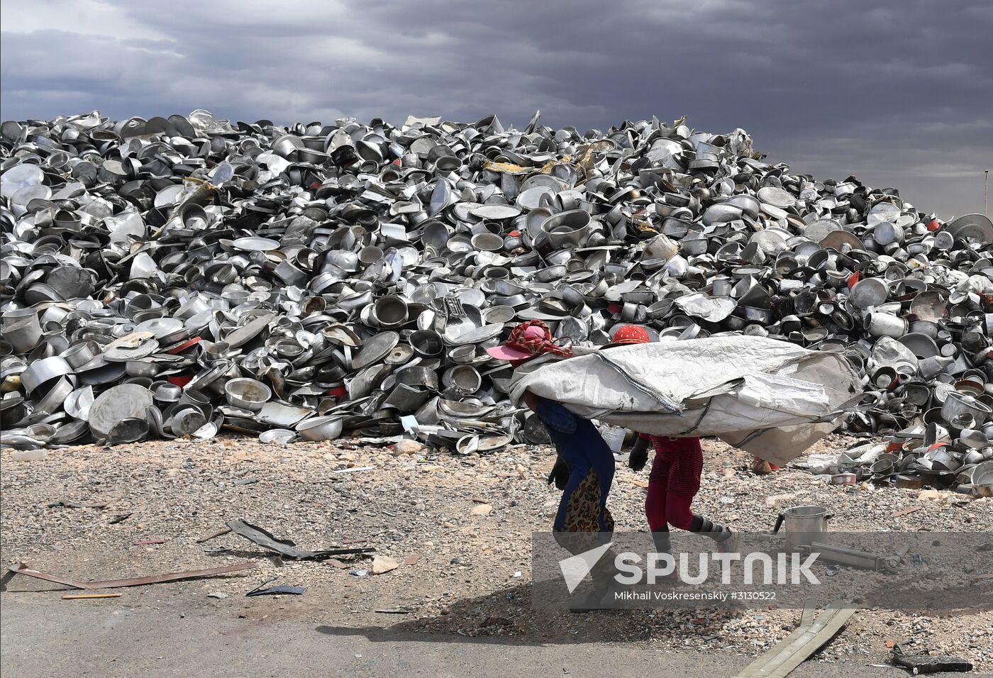 Private copper and aluminum processing plant in Homs suburbs
