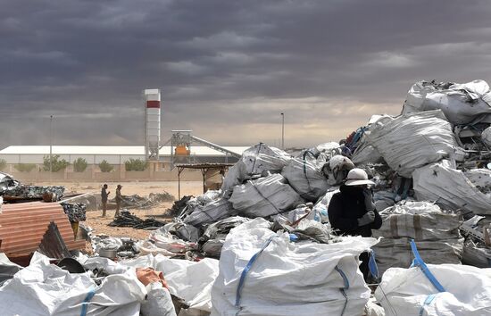 Private copper and aluminum processing plant in Homs suburbs