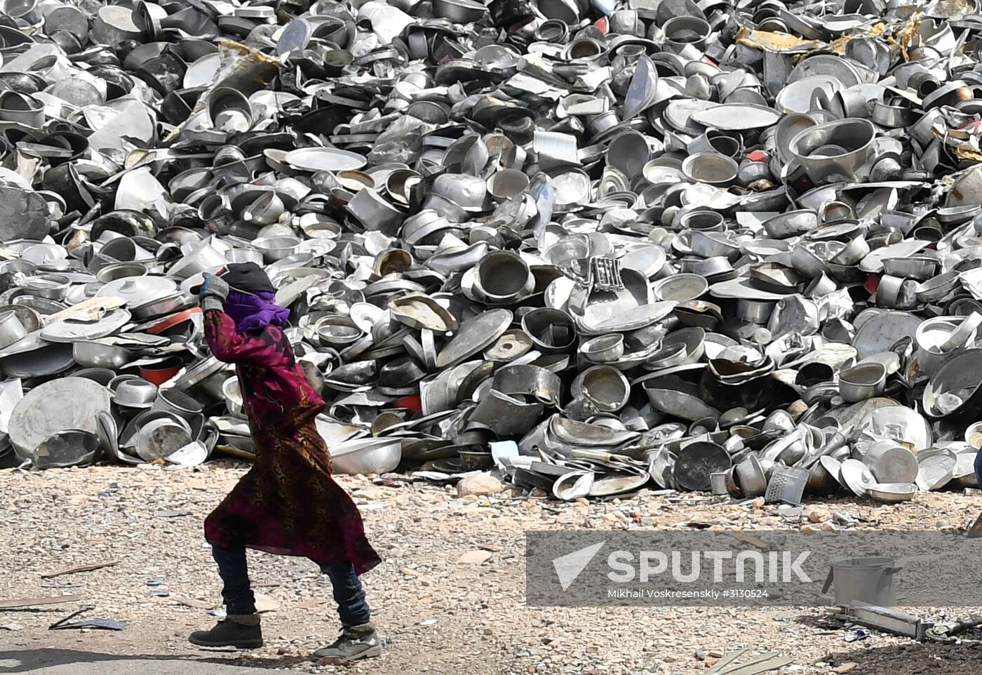 Private copper and aluminum processing plant in Homs suburbs