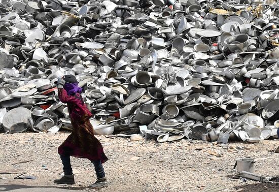 Private copper and aluminum processing plant in Homs suburbs