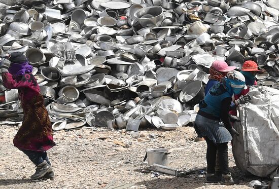Private copper and aluminum processing plant in Homs suburbs
