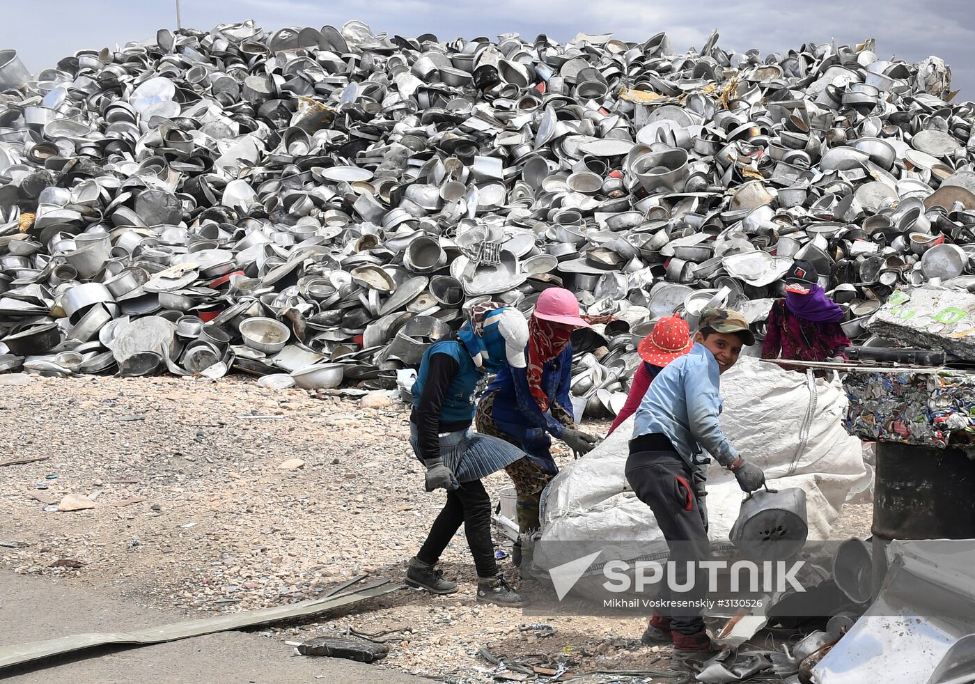 Private copper and aluminum processing plant in Homs suburbs