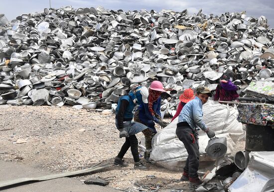 Private copper and aluminum processing plant in Homs suburbs
