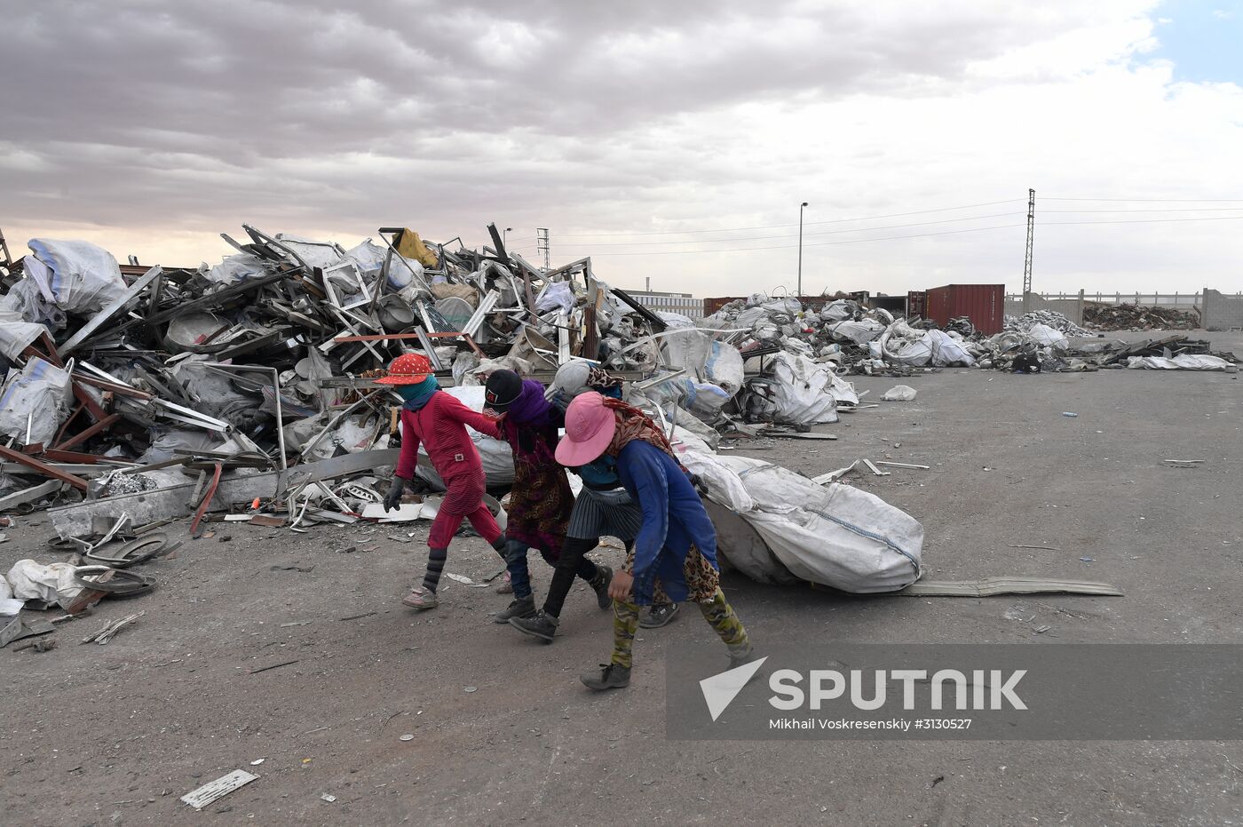 Private copper and aluminum processing plant in Homs suburbs