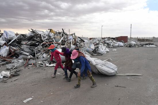 Private copper and aluminum processing plant in Homs suburbs