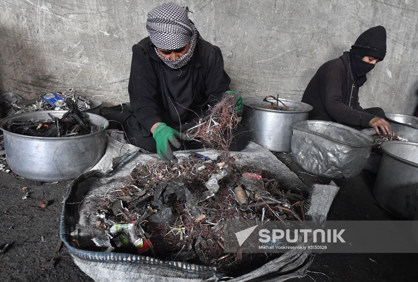 Private copper and aluminum processing plant in Homs suburbs