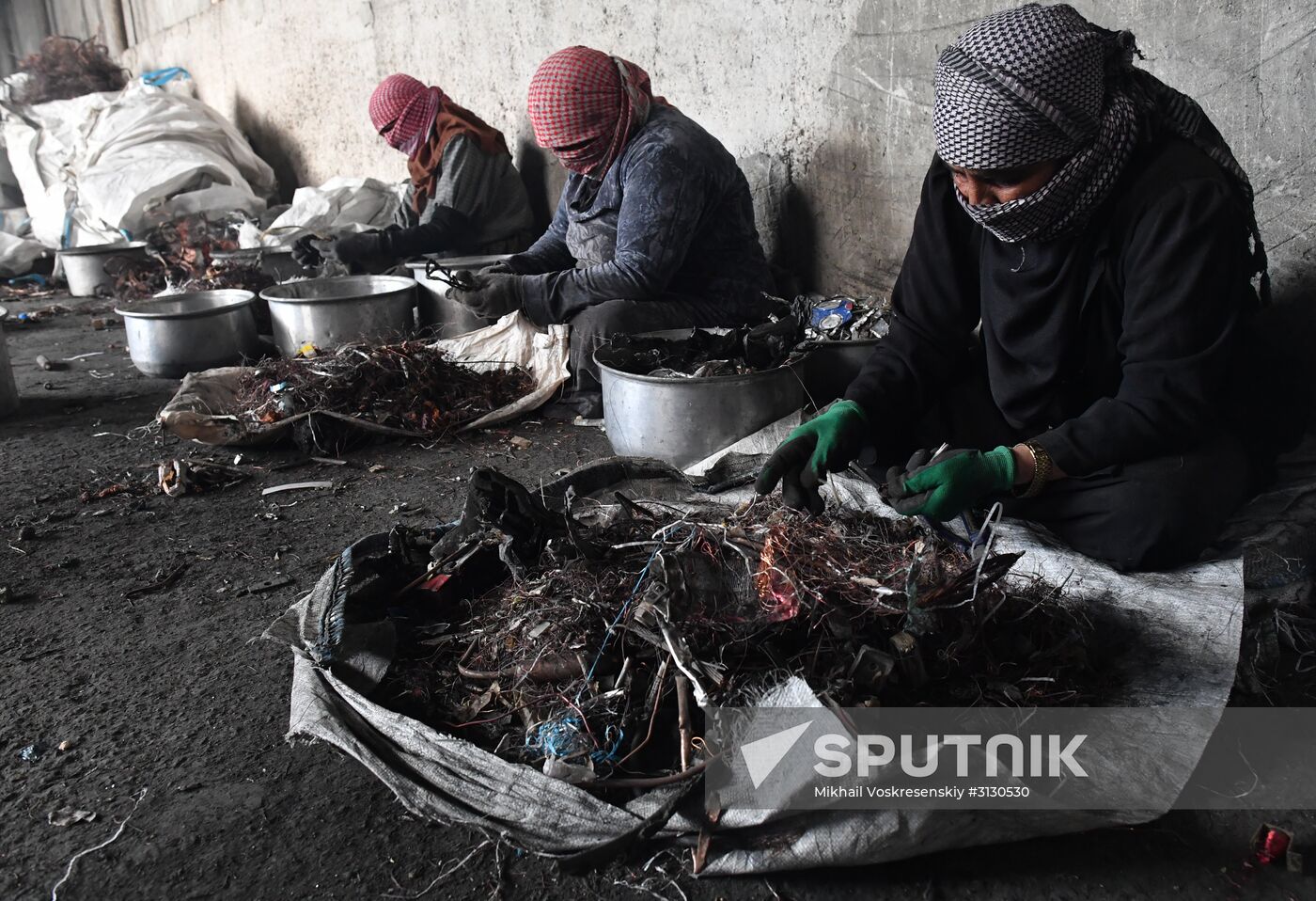 Private copper and aluminum processing plant in Homs suburbs