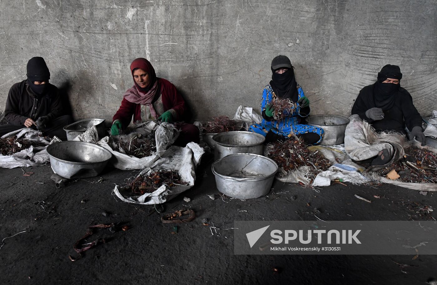 Private copper and aluminum processing plant in Homs suburbs