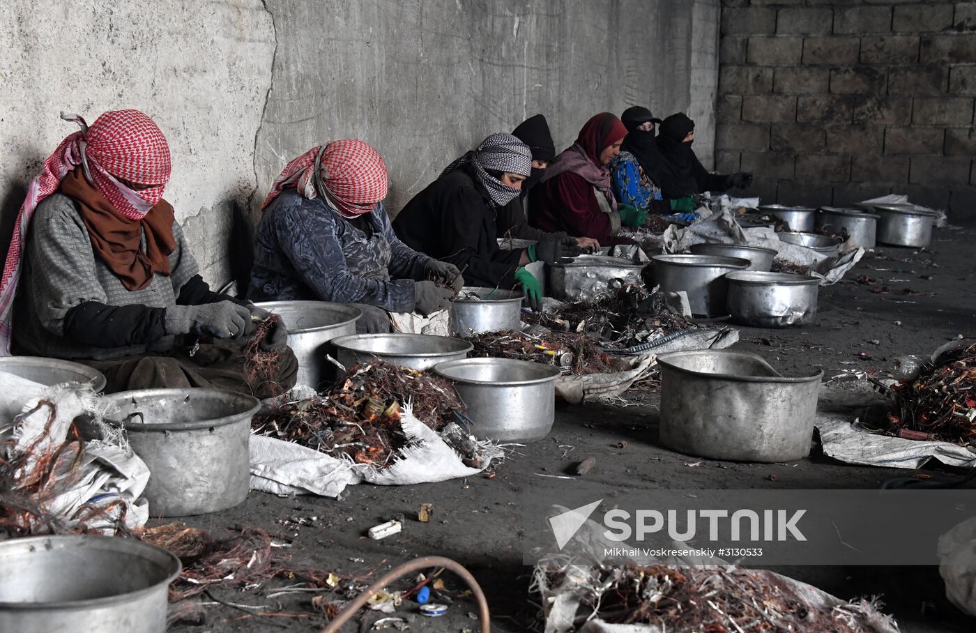 Private copper and aluminum processing plant in Homs suburbs
