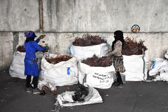 Private copper and aluminum processing plant in Homs suburbs