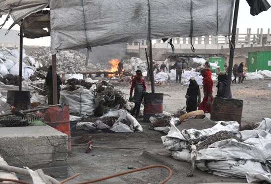Private copper and aluminum processing plant in Homs suburbs